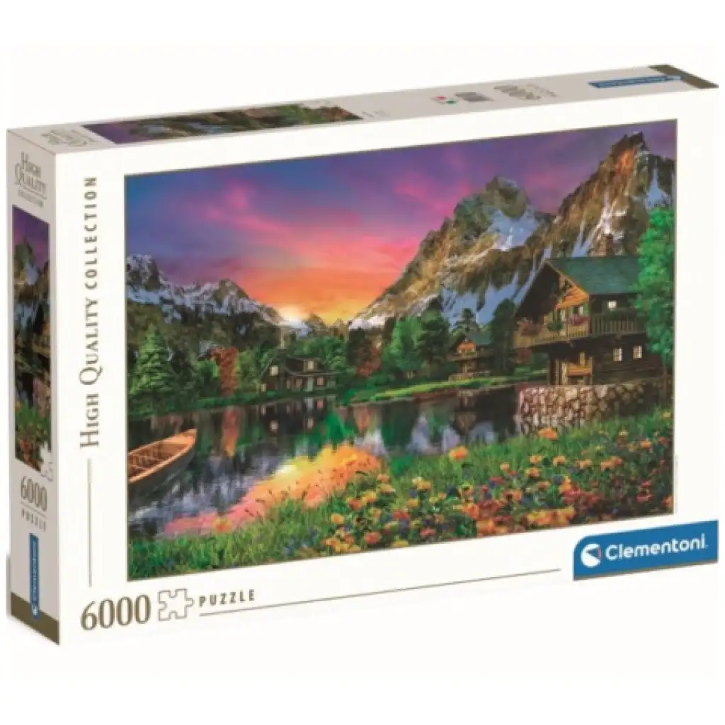 Алпийско езеро HQC 6000 части пъзел - Clementoni изображение 1