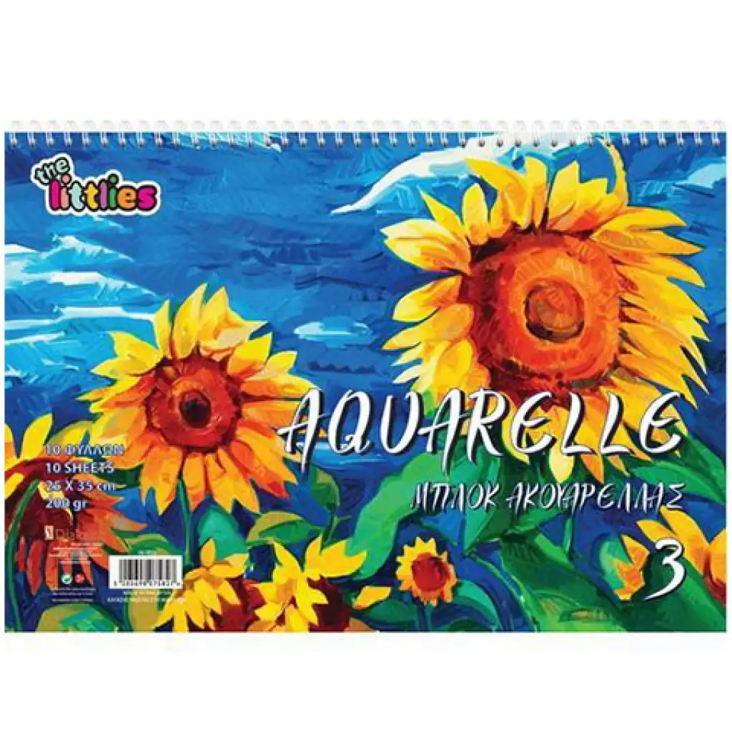 Aquarella скицник 10 листа 30x40см изображение 1