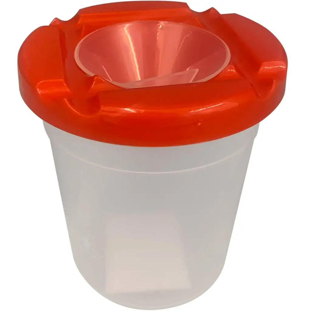 Ars Una: Чаша за почистване на четки в червен цвят изображение 1