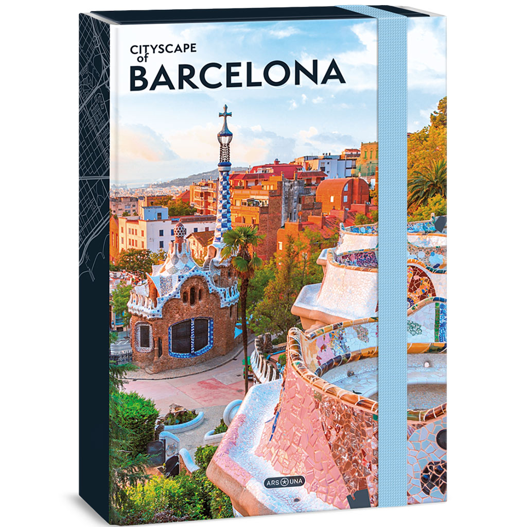 Ars Una: Cityscape-Barcelona A/4 тетрадка кутия изображение 1