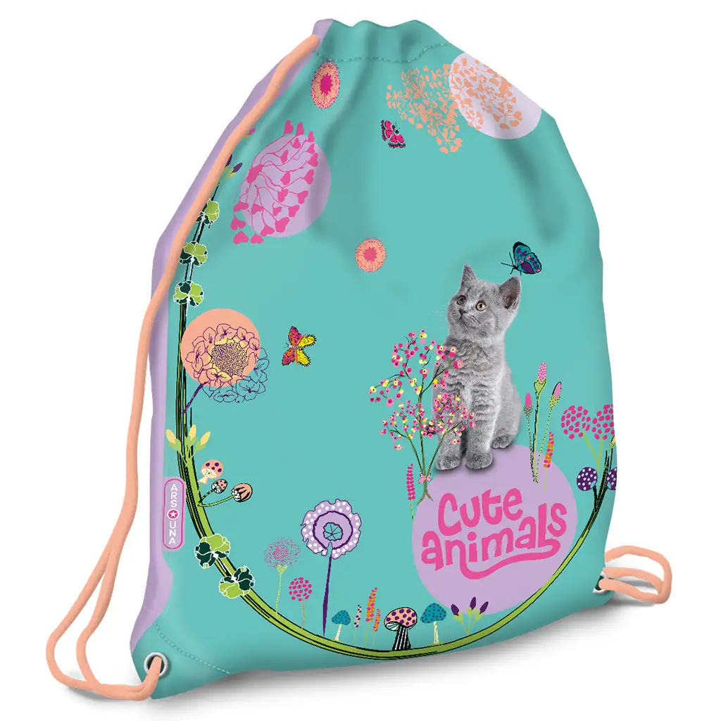 Ars Una: Cute Animails - Котенце торба за спорт, 32x42см изображение 1