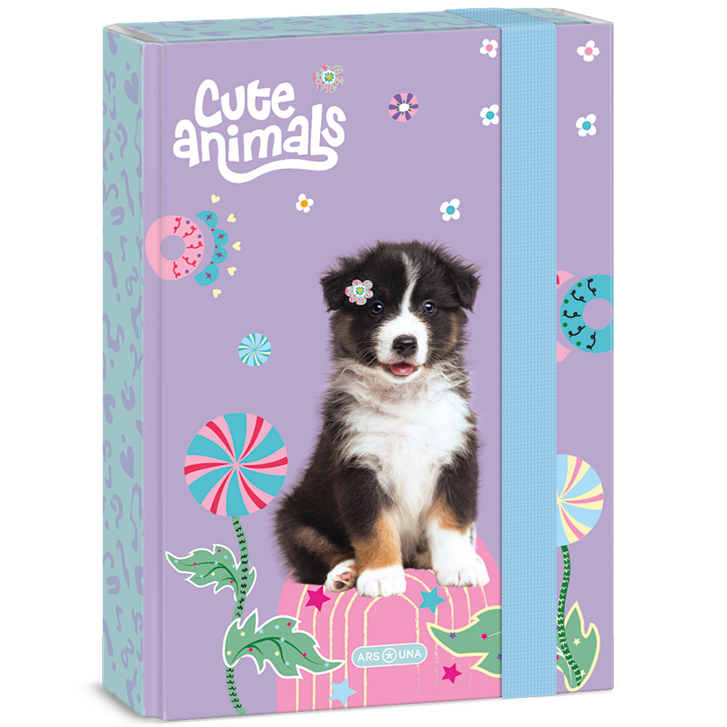 Ars Una: Cute animals - Aussie кученце тетрадка A/5 изображение 1
