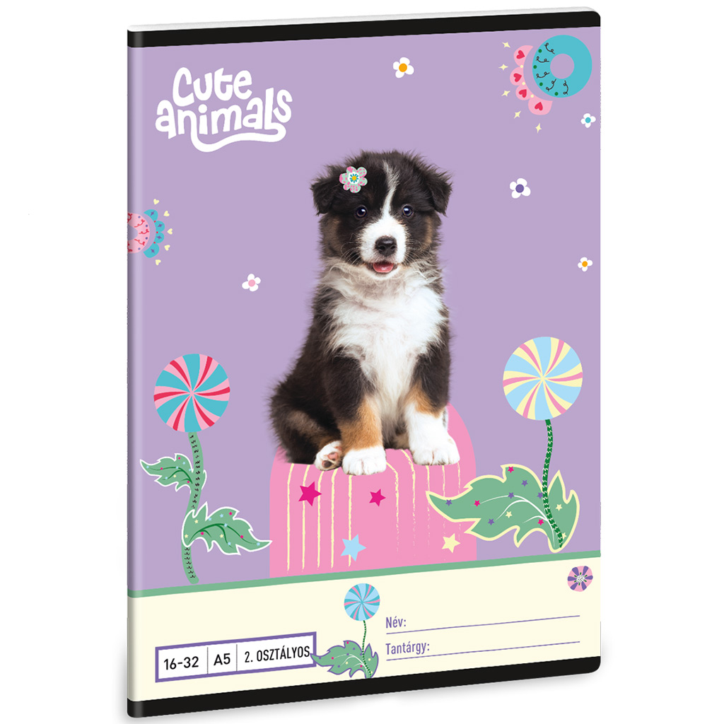 Ars Una: Cute Animals-Австралийски 2. клас тетрадка A/5 16-32 изображение 1