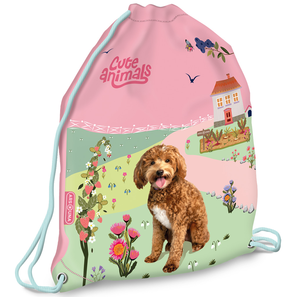 Ars Una: Cute animals Doggie раница за спорт, 32x42cm изображение 1