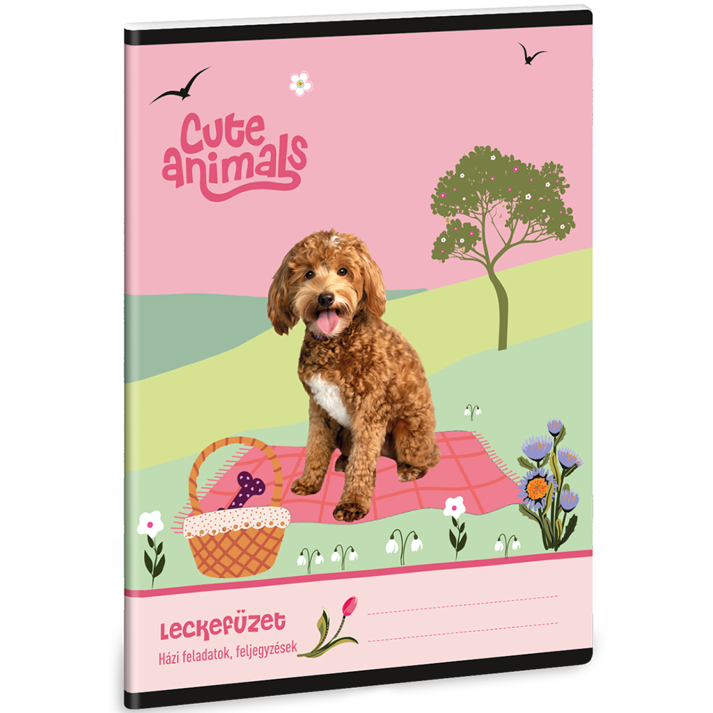 Ars Una: Cute animals Doggie тетрадка с кучета 38 листа A/5 изображение 1