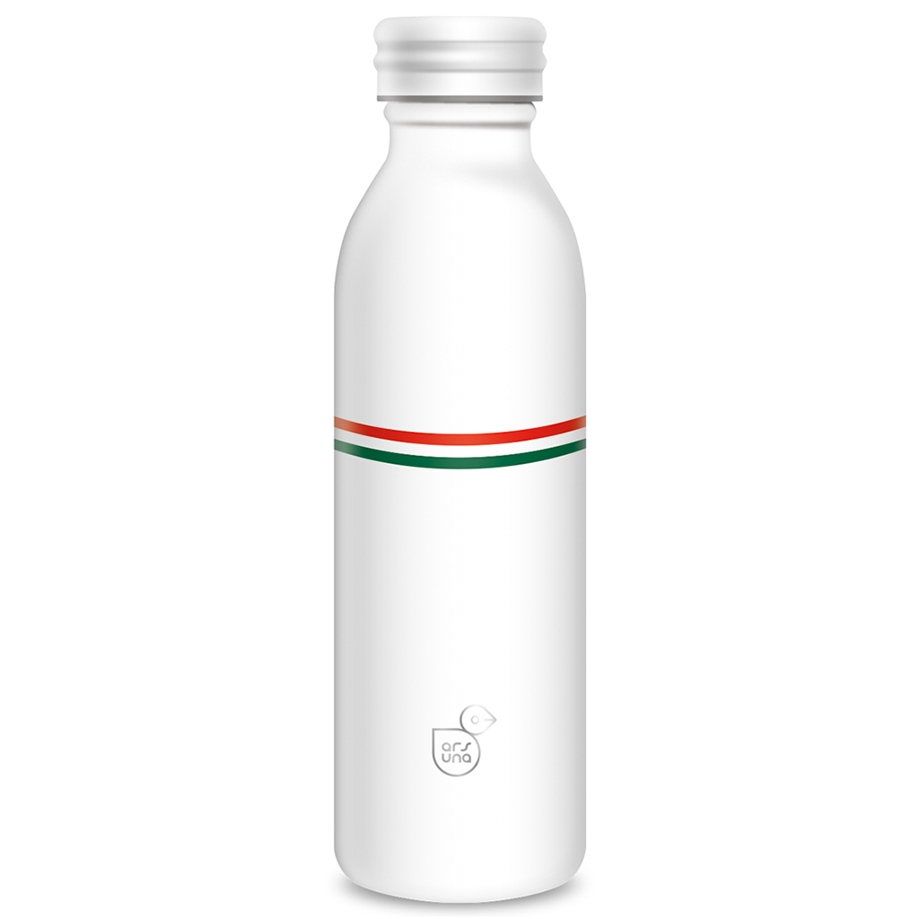 Ars Una: Флаг-бял двуслоен метален термос 600ml изображение 1