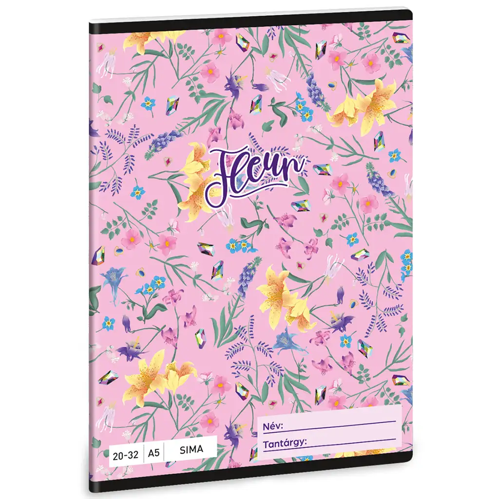 Ars Una: Fleur цветен гладък тетрадка A/5 изображение 1