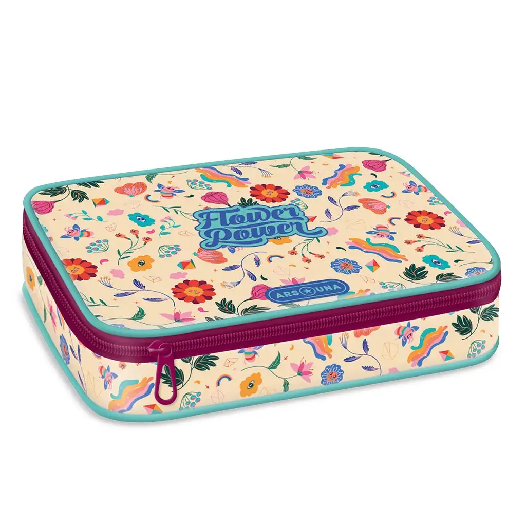 Ars Una: Flower Power многоетажен несесер 15,5x22,5x4,5cm изображение 1