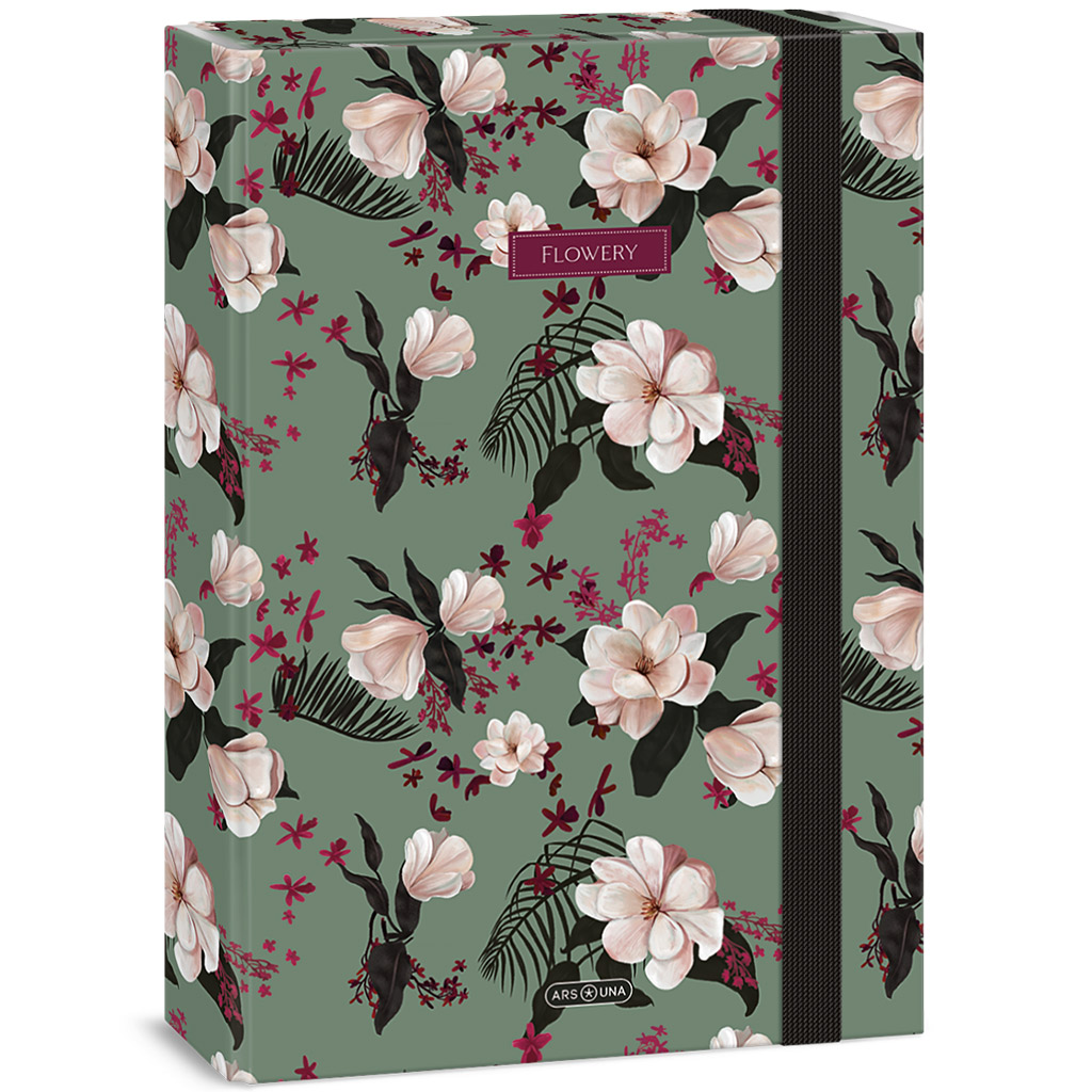 Ars Una: Flowery green цветен тетрадник A/4 изображение 1