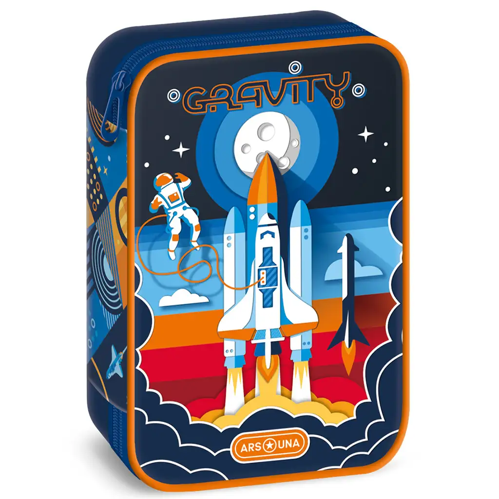 Ars Una: Gravity космически кораб многопластова ученическа чанта 15,5x22,5x4,5cm изображение 1