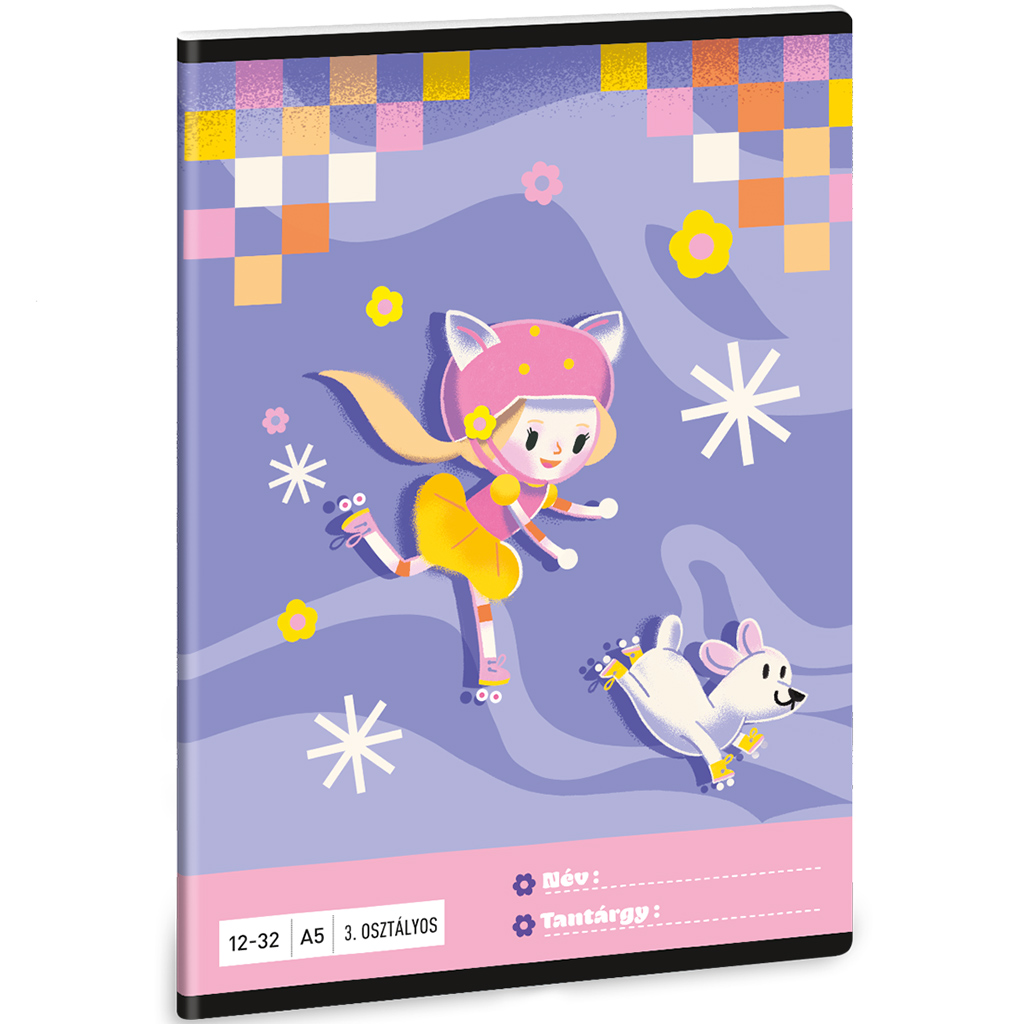 Ars Una: Keep Rolling тетрадка с линии за 3-ти клас 12-32 A/5 изображение 1