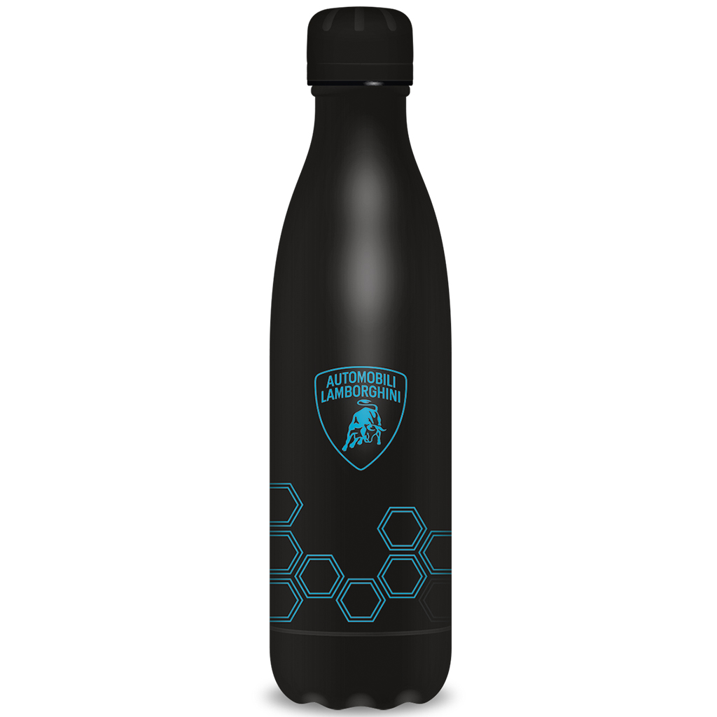 Ars Una: Lamborghini черен двустенен метален термос 500ml изображение 1