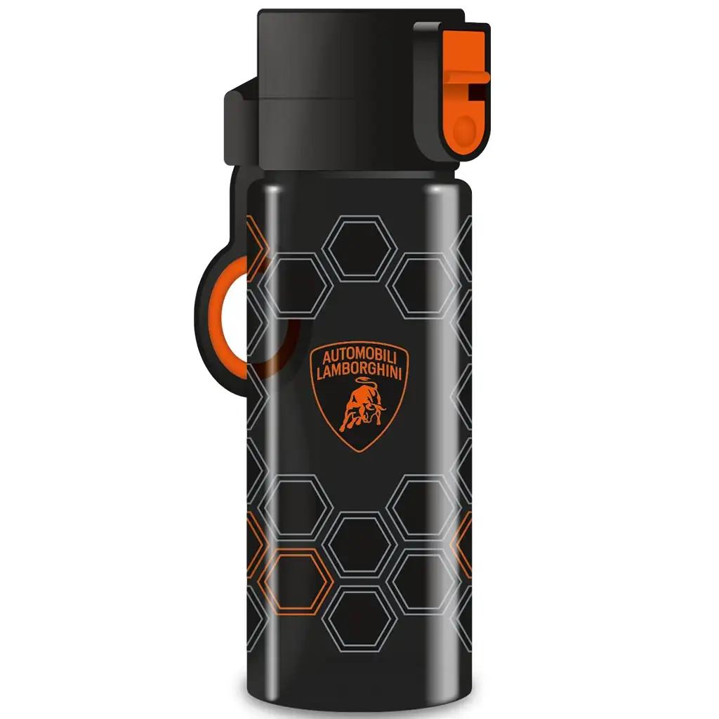 Ars Una: Lamborghini черен-оранжев BPA свободен бутилка 475ml изображение 1