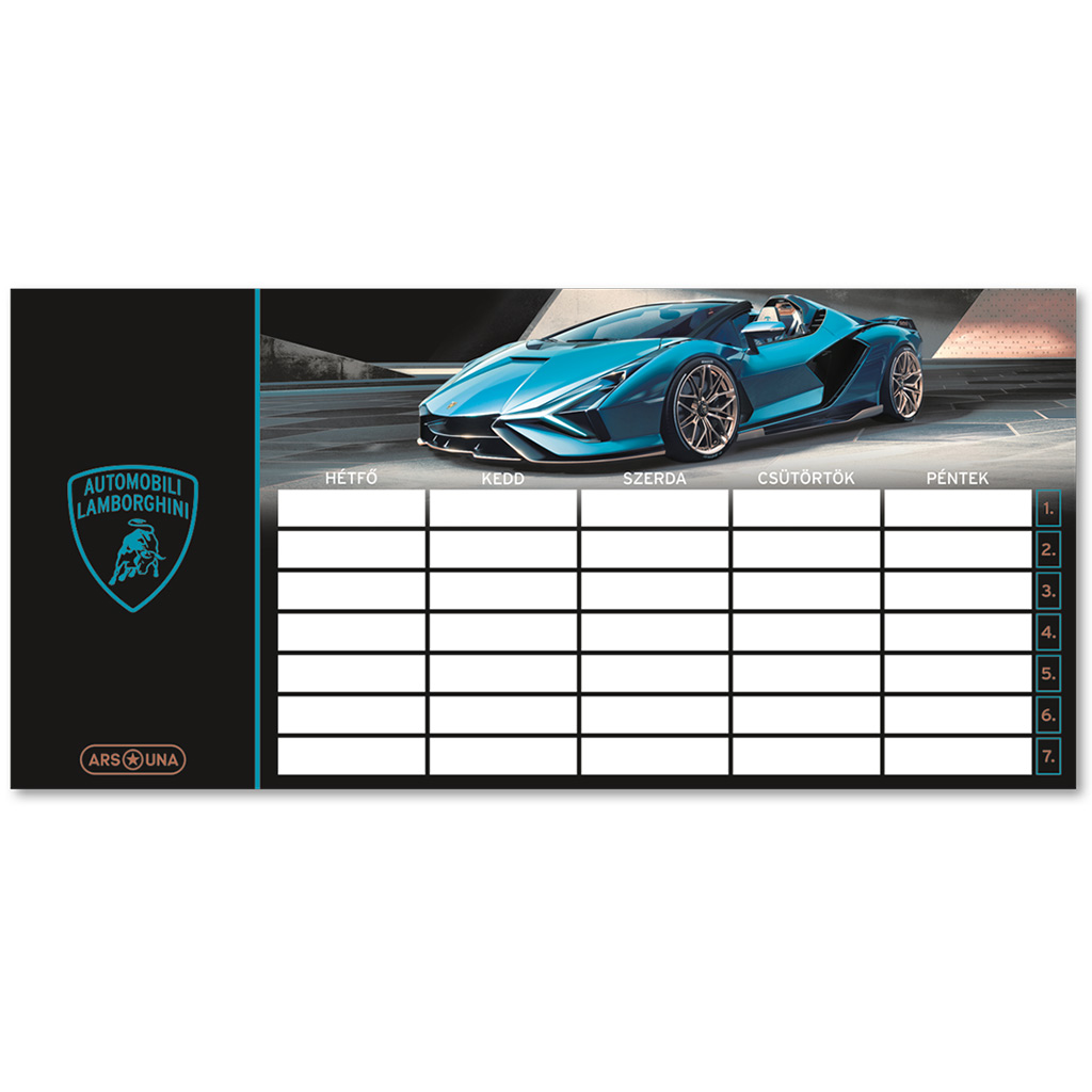 Ars Una: Lamborghini синьо двустранно разписание изображение 1