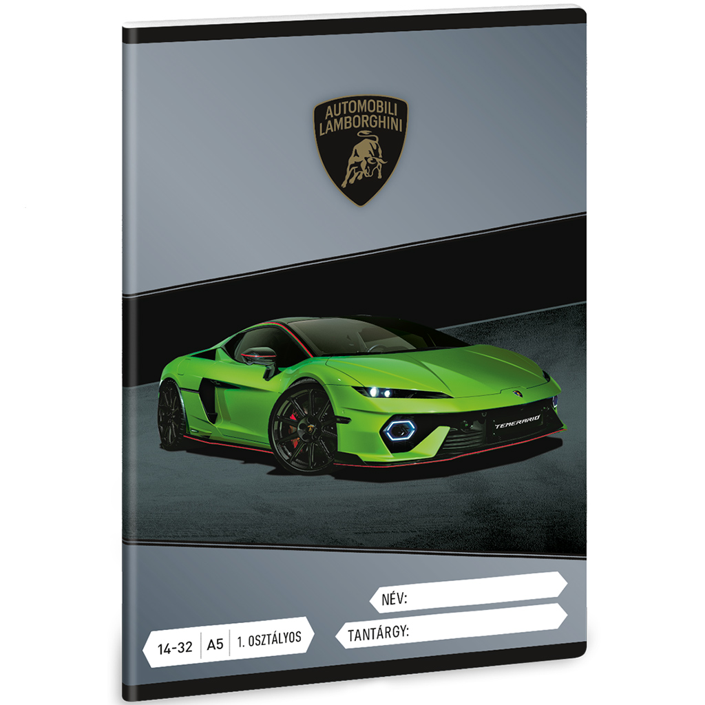 Ars Una: Lamborghini Temerario A/5 тетрадка с линии за 1 клас 14-32 изображение 1