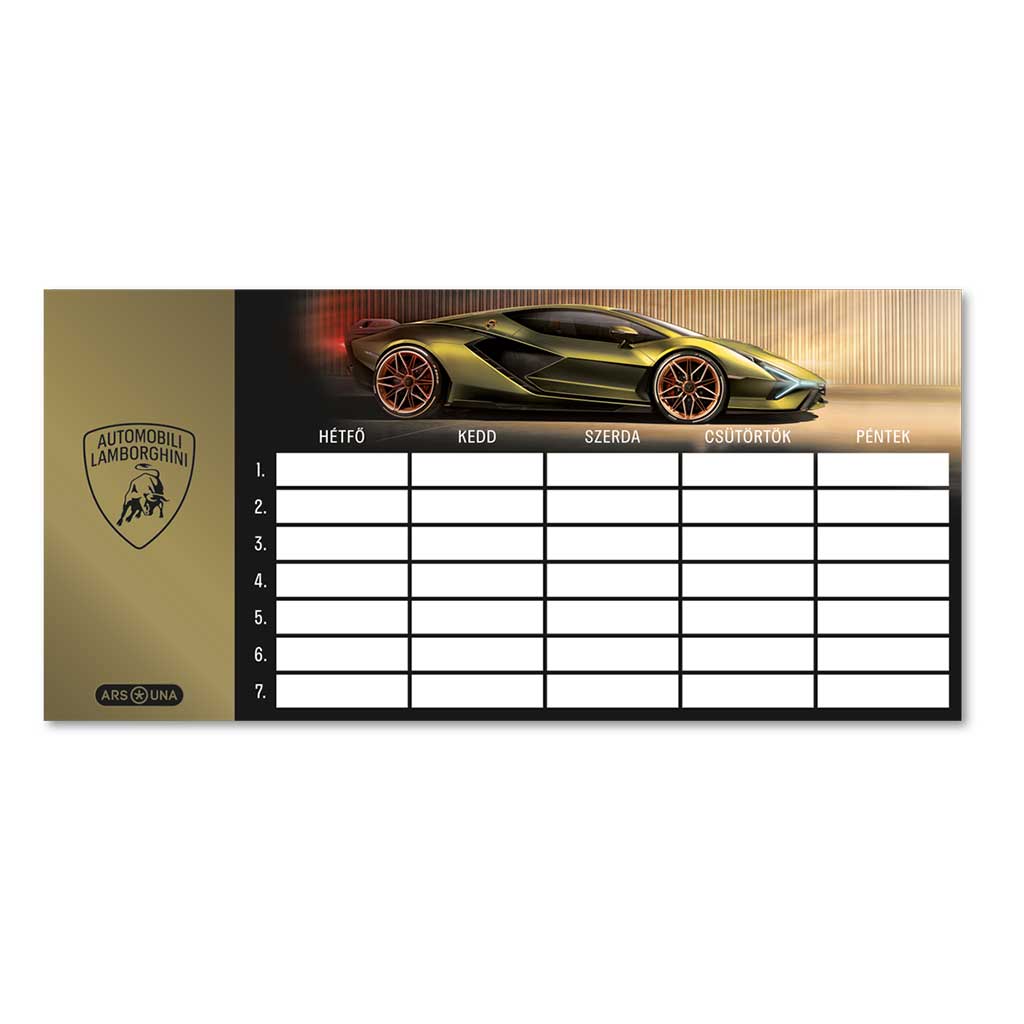 Ars Una: Lamborghini златен едностранен, двустранен разписание изображение 1