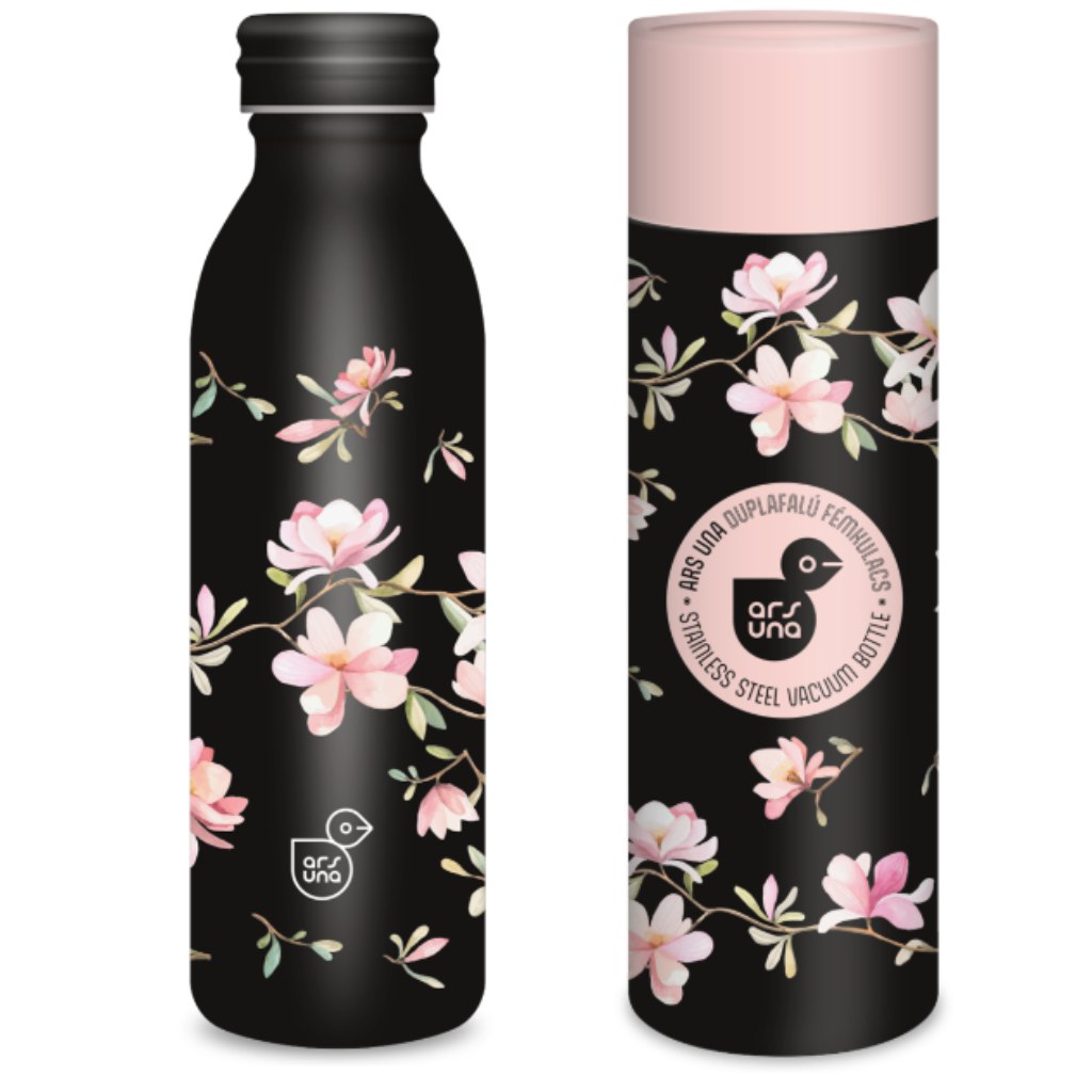 Ars Una Magnolia двустенна метална бутилка 600ml изображение 1