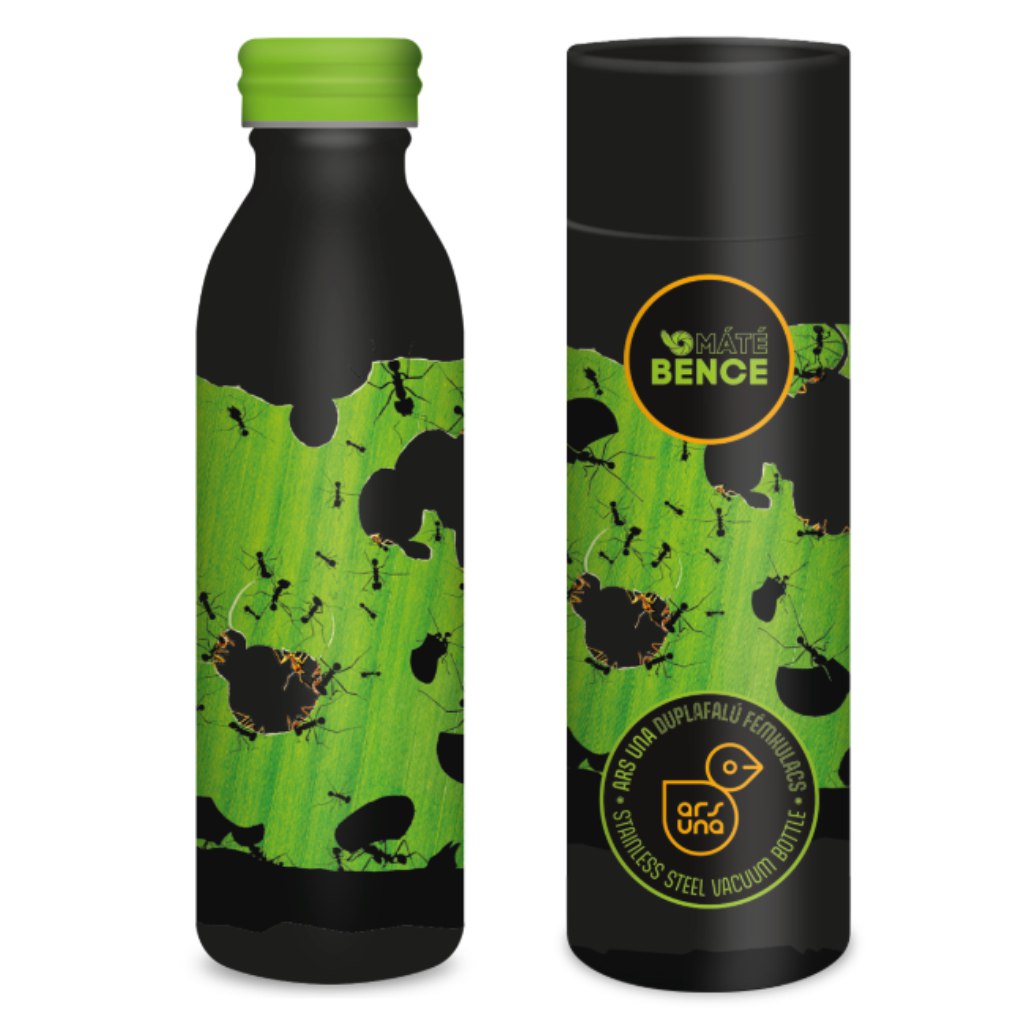 Ars Una Мате Бенце - Антс дуплафалова метална бутилка 600ml изображение 1