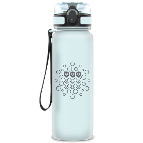 Ars Una: Матово светлосин BPA-free бутилка 800ml изображение 1