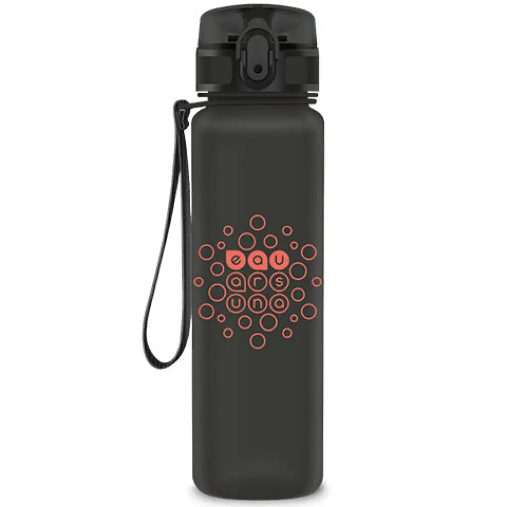 Ars Una: Матово тъмносиво BPA-free шише 600ml изображение 1