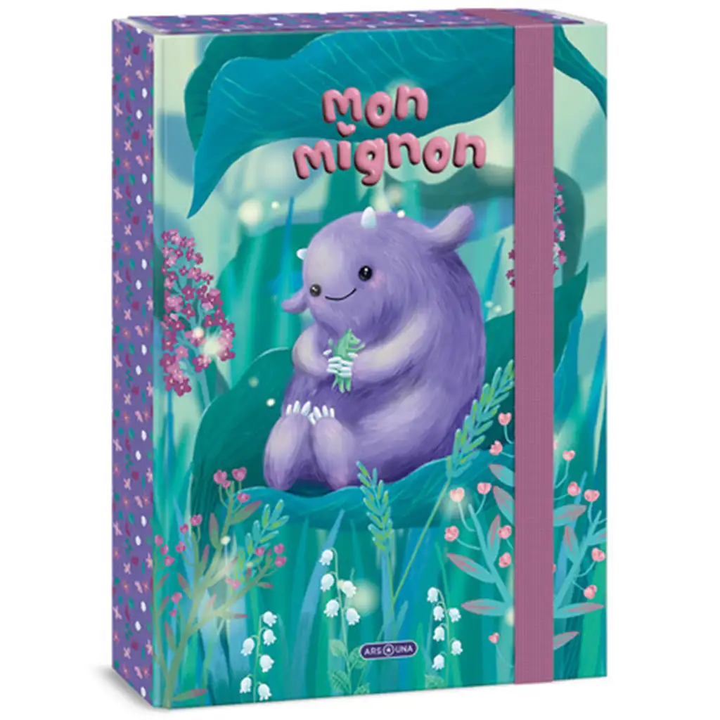 Ars Una Mon Mignon гумен кутия за тетрадки A/4 изображение 1