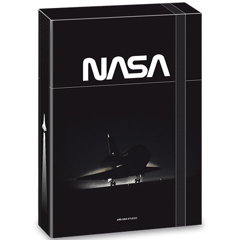 Ars Una: NASA черен гумен тетрадник A/4 изображение 1
