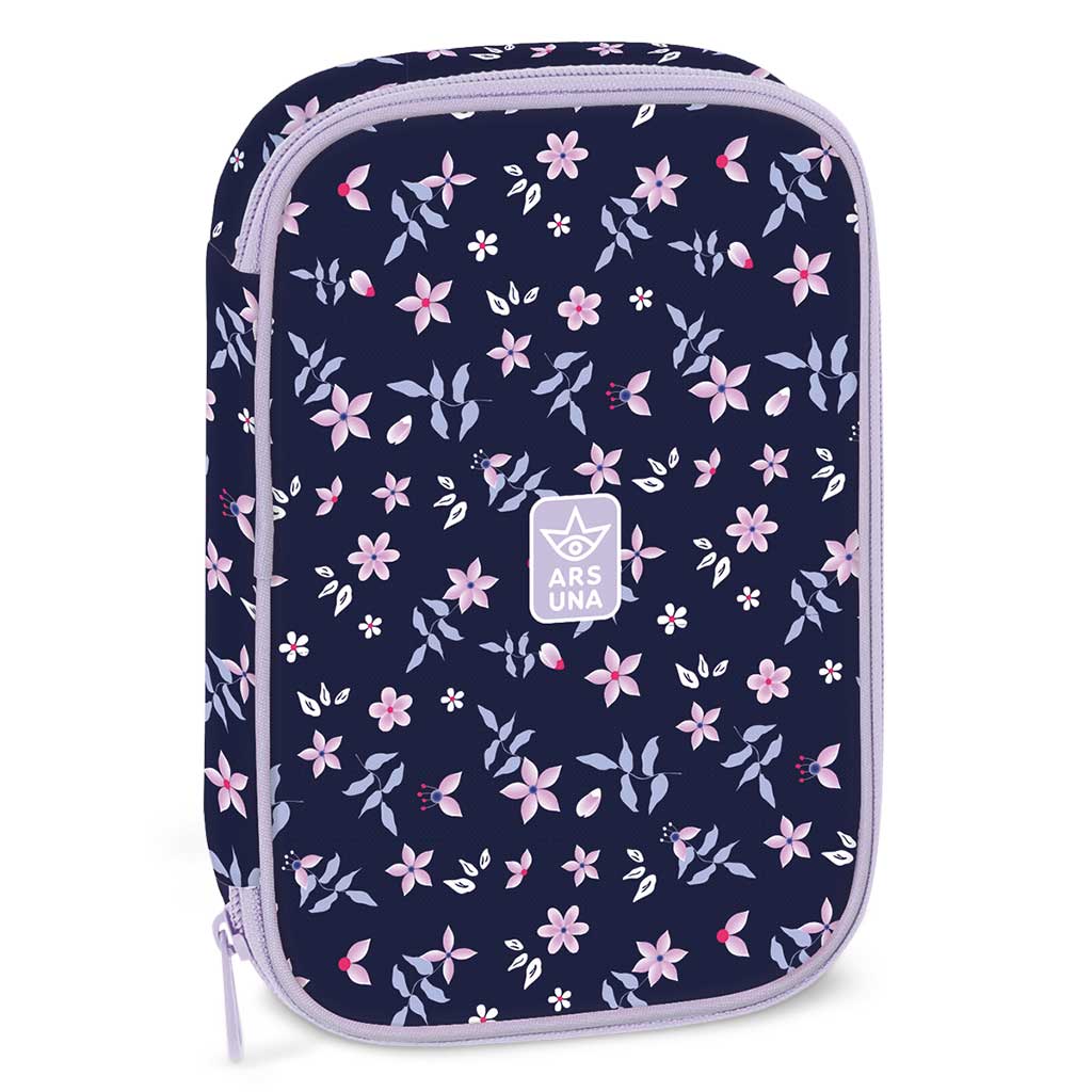 Ars Una: Navy Bloom многоетажен несесер 15,5x22,5x4,5cm изображение 1