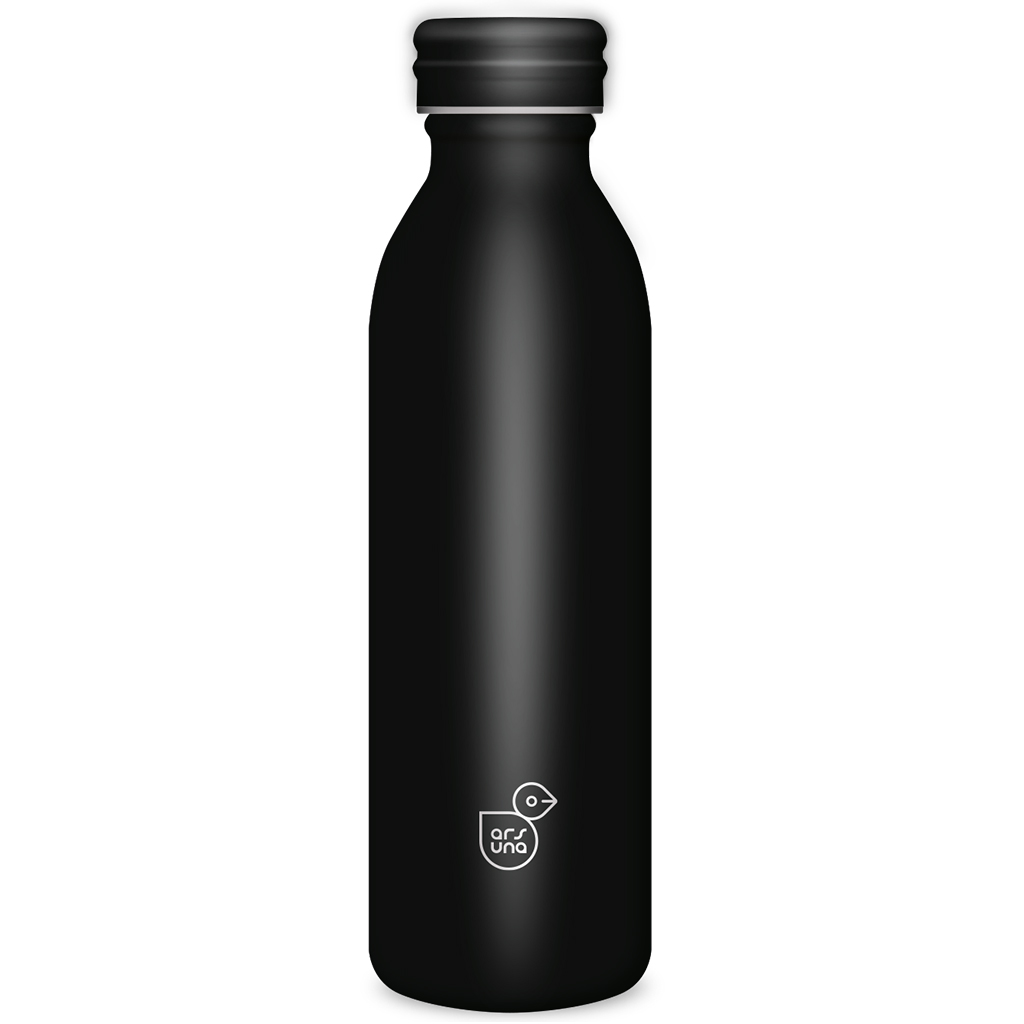 Ars Una: Noir двустенна метална бутилка 600ml изображение 1
