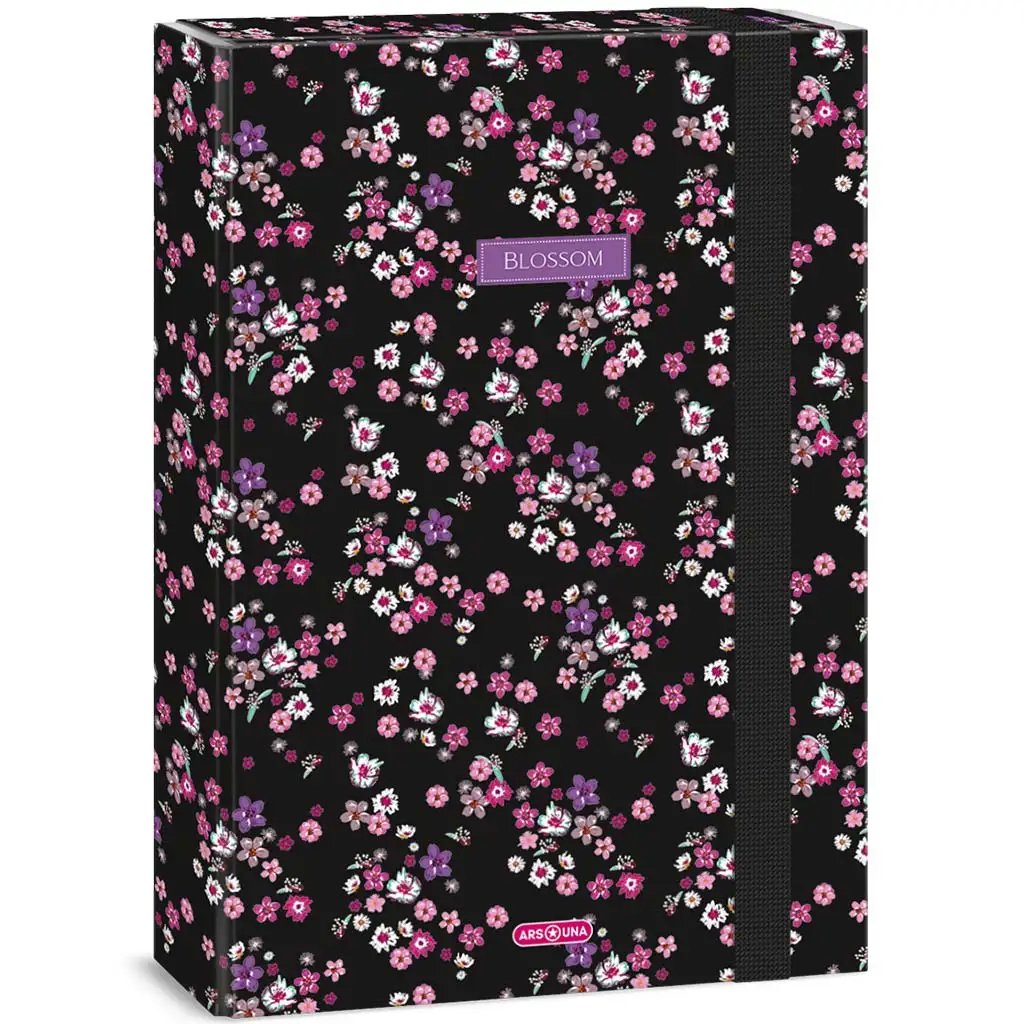 Ars Una: Pearl Blossom Black A/4 тетрадка кутия изображение 1