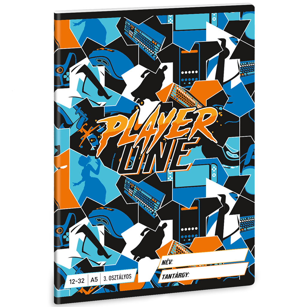 Ars Una: Player One тетрадка с линии за 3-ти клас A/5 изображение 1