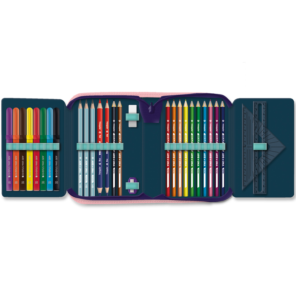Ars Una: Северно сияние разтегателен пълнен несесер 13x19x4cm изображение 2