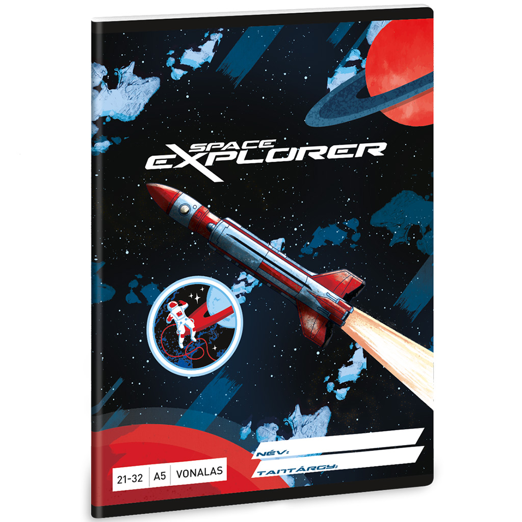 Ars Una: Space Explorer тетрадка с редове A/5 21-32 изображение 1