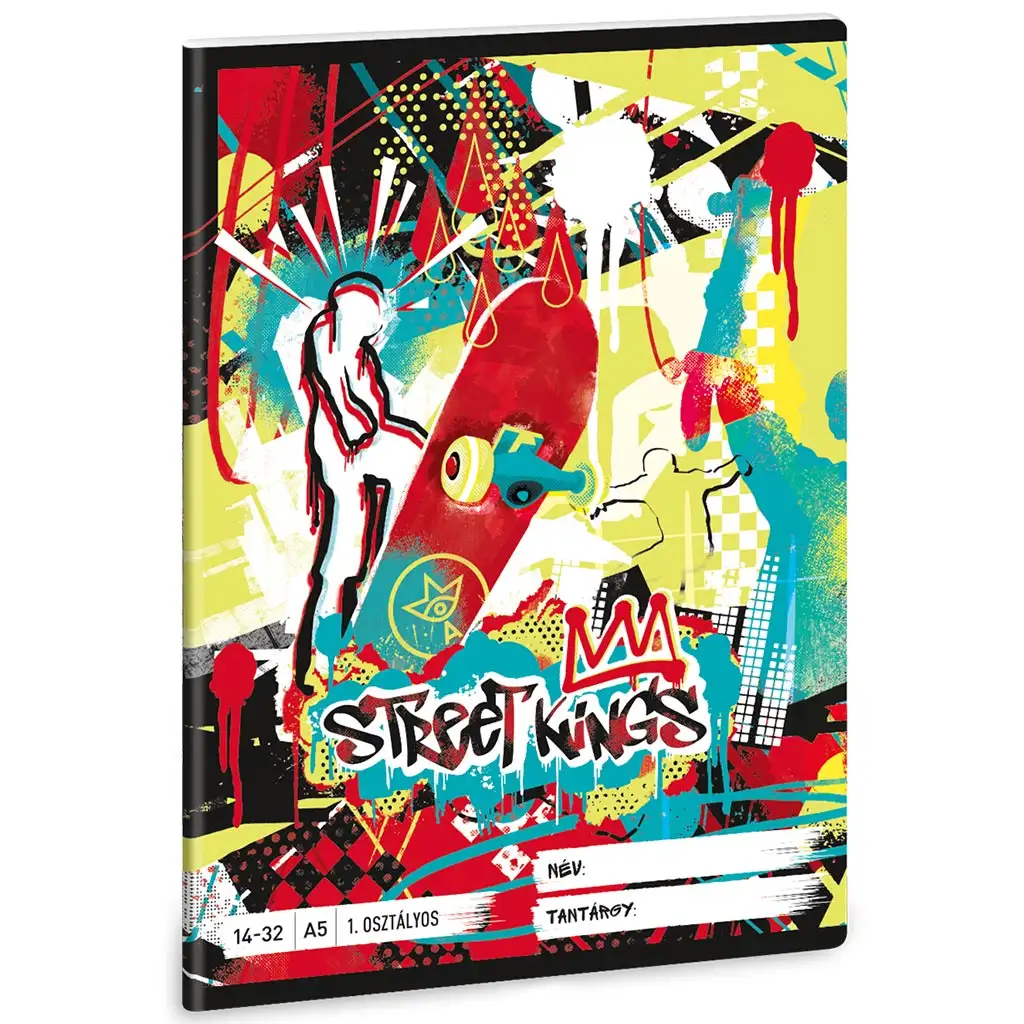Ars Una: Street Kings скейтборд тетрадка за 1. клас A/5 изображение 1