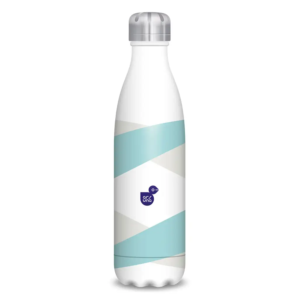 Ars Una: Стриптизиран двуслоен метален термос 500ml изображение 1
