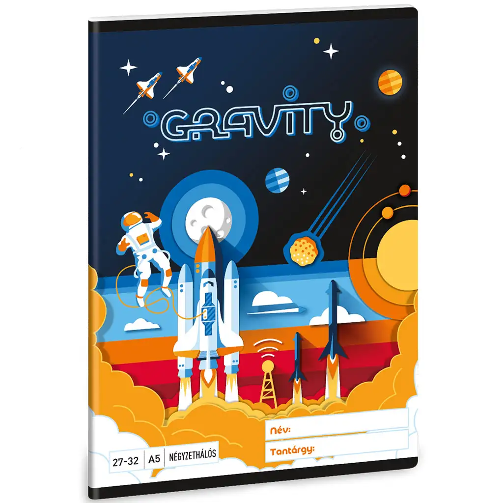 Ars Una: Тетрадка с квадратна мрежа A/5 за космонавти Gravity изображение 1