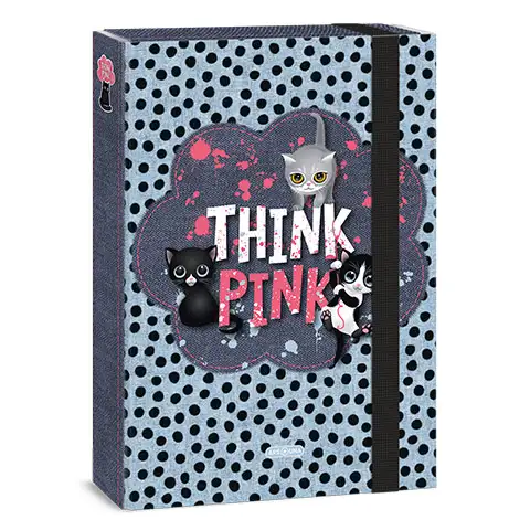 Ars Una: Think Pink гумирана папка A/4 изображение 1