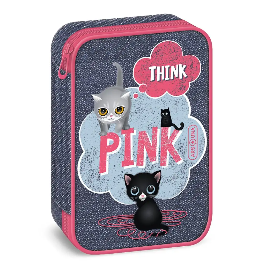 Ars Una: Think Pink многоетажен разтегателен несесер 15,5x22,5x4,5cm изображение 1