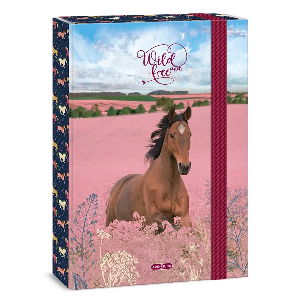 Ars Una: Wild and Free Конска A4 кутия за тетрадки изображение 1