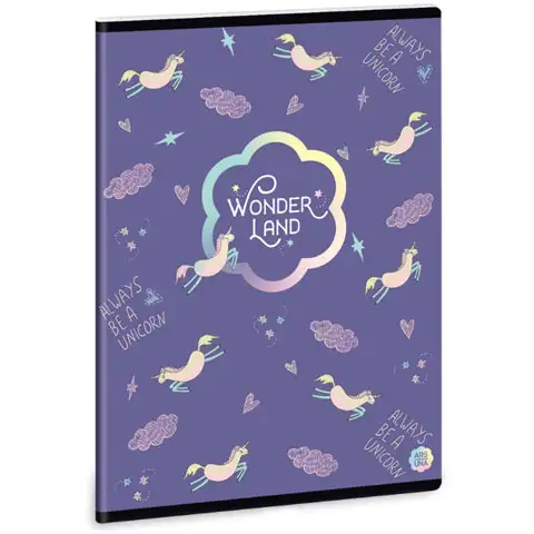 Ars Una: Wonderland Unicorn тетрадка A/5 40 страници изображение 1