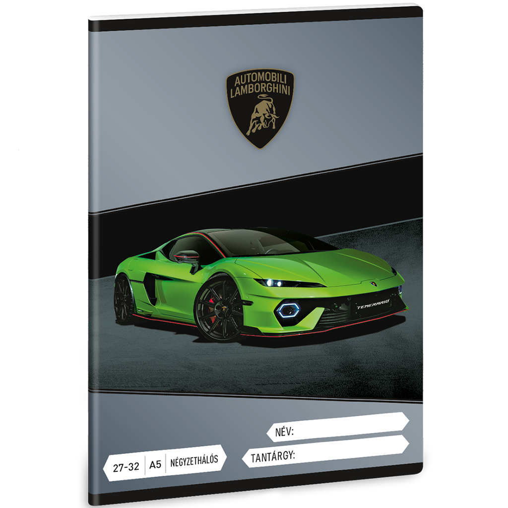 Ars Una: Зелена тетрадка с мотиви на Lamborghini A/5 27-32 изображение 1
