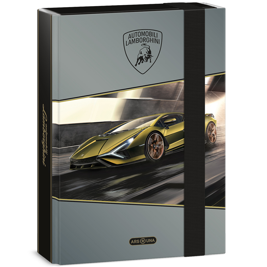 Ars Una: Жълт тетрадник с мотив Lamborghini A/5 изображение 1