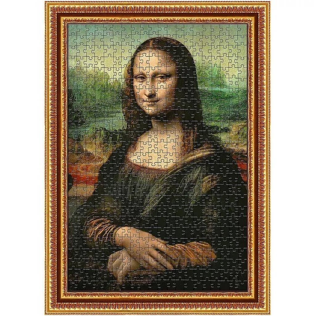 ArtFrame: Леонардо да Винчи - Мона Лиза 500 части пъзел с рамка - Trefl изображение 1