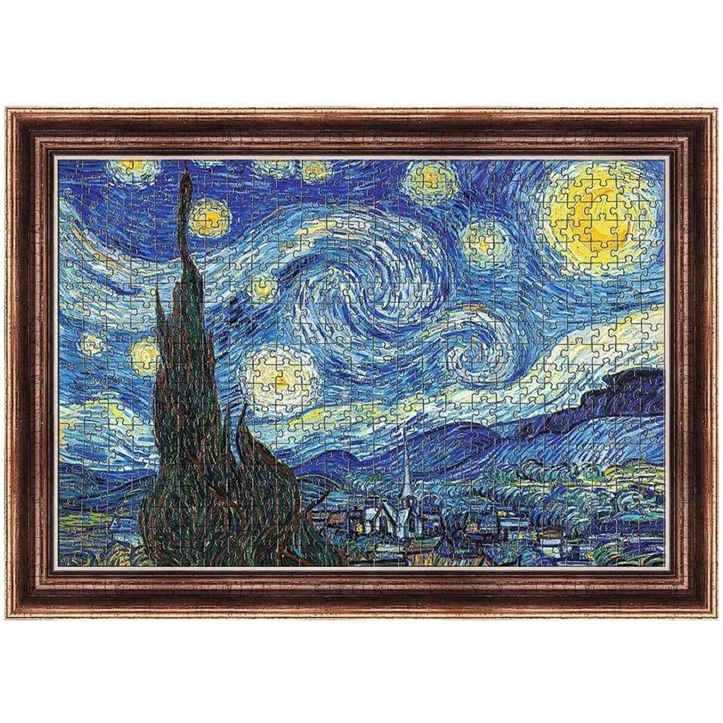 ArtFrame: Ван Гог - Звездна нощ 500 части пъзел с рамка - Trefl изображение 1