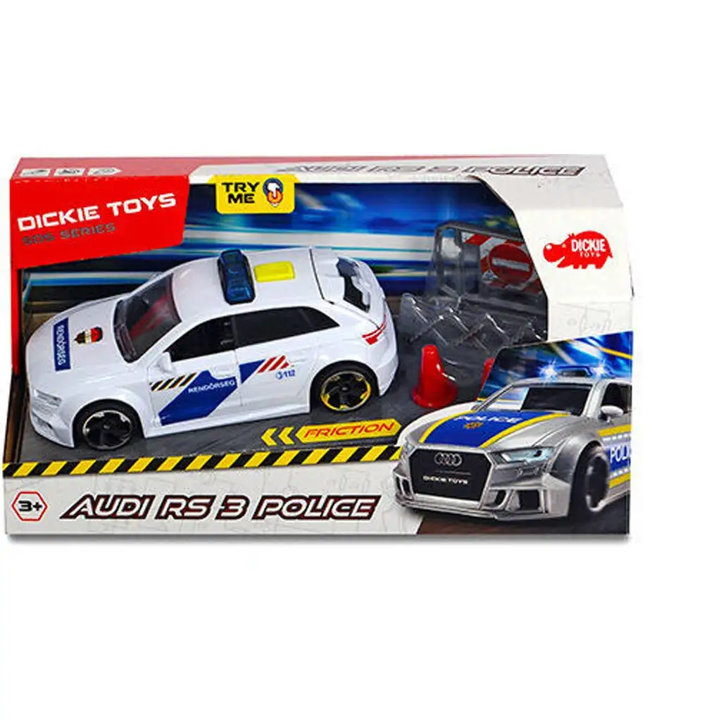 Audi RS3 полицейска кола - Dickie Toys изображение 1