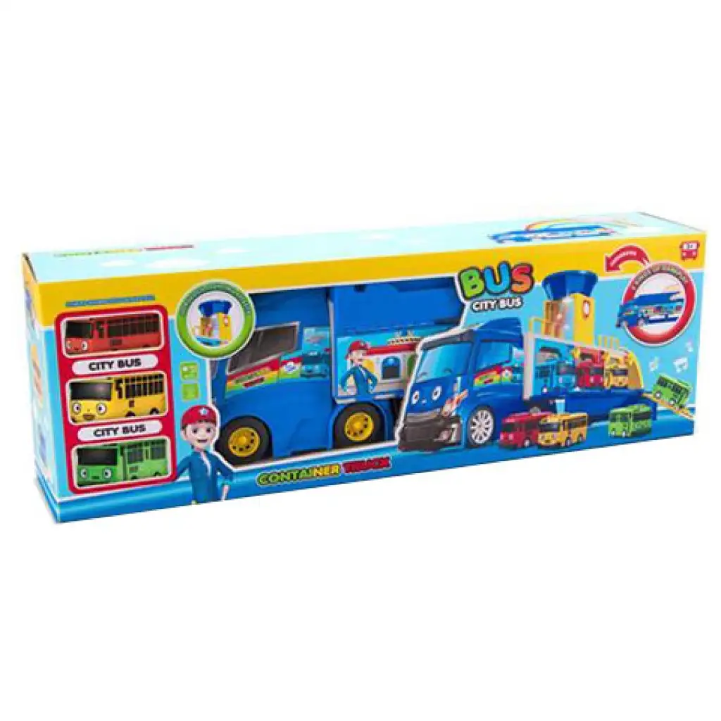 Автобус за превоз на коли с играчки изображение 1