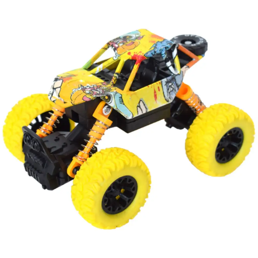 Автомобил за рали Off-Road с обратно навиване жълт 1/32 изображение 2