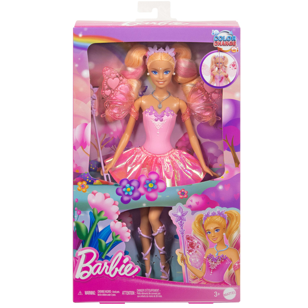 Барби: Цветоизменяща се фея кукла - Mattel изображение 1