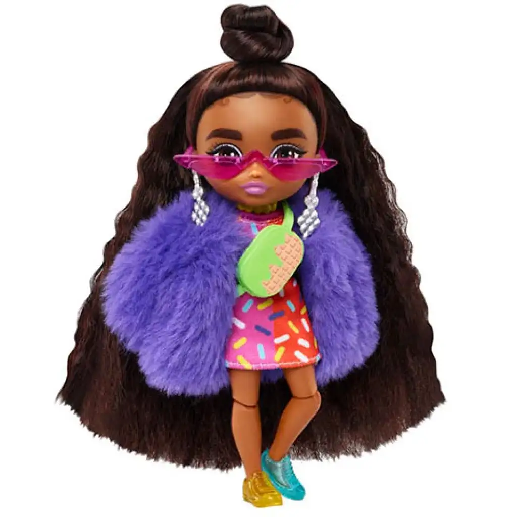 Барби Екстравагантна мини кукла с различни обувки - Mattel изображение 2