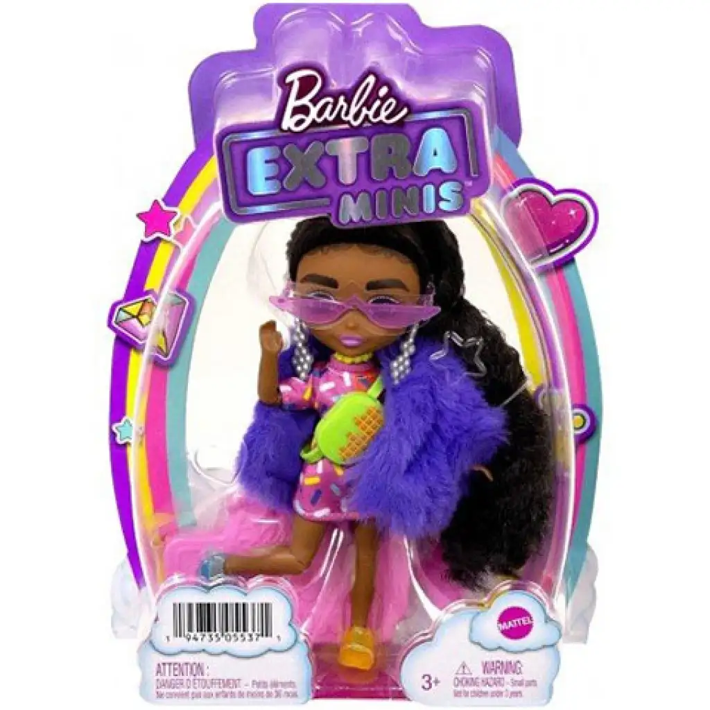Барби Екстравагантна мини кукла с различни обувки - Mattel изображение 1
