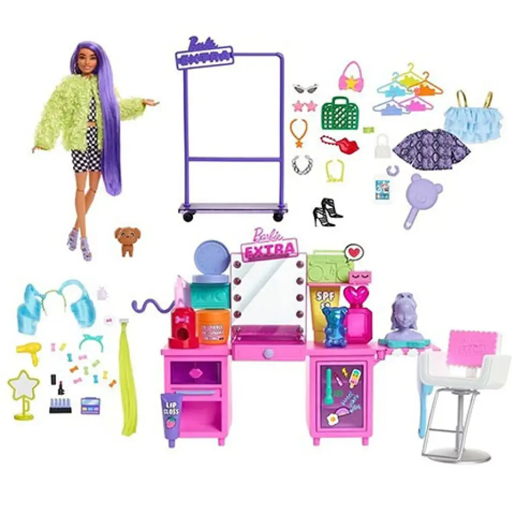 Барби: Екстравагантна тоалетна стая с кукла - Mattel изображение 2